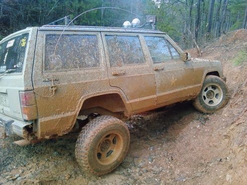 flexing the jeep out (still stock)
