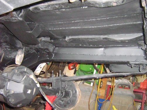 coat of paint on the underside