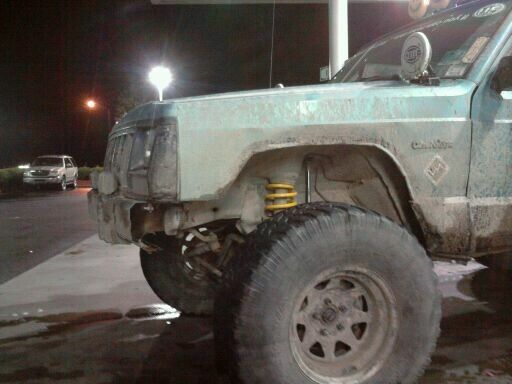 lifted 6.5 with 33s  yellow coils!