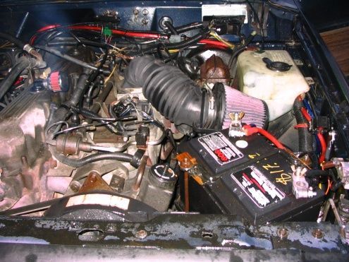 left side: k&amp;n, second battery