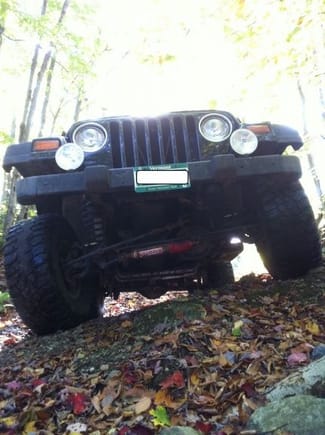 roommates 98 tj: 6&quot; lift, 33x12.50's, no recovery gear. we soon after this got high centered on a downed tree. fortunately we were only like 3-4 miles from my xj
