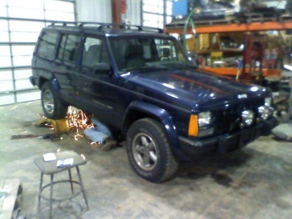 12 30 11 141226 doin a small repair job the exhaust!