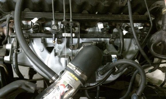All hooked up with Relocated vacuum hoses and IAT