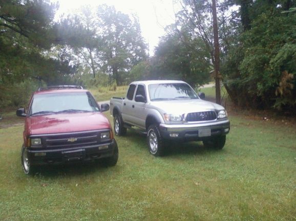 My blazer and buddy's Tacoma