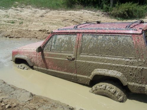 and were stuck