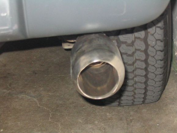 An awesome Stainless Tip installed correctly by a good Friend Cooper... Owner of Cooper Auto in Muhlenberg Pa