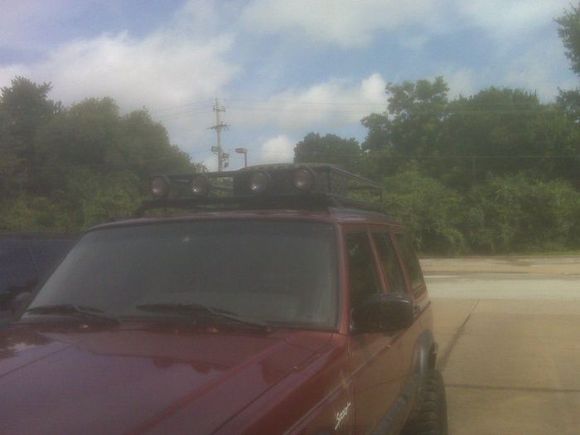 simi finished roof rack.
