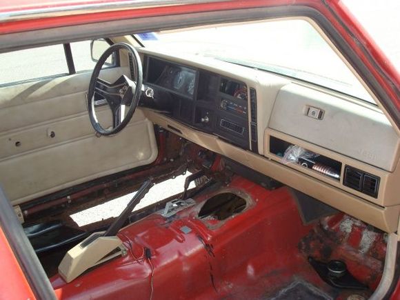 My interior, needs some work obviously.