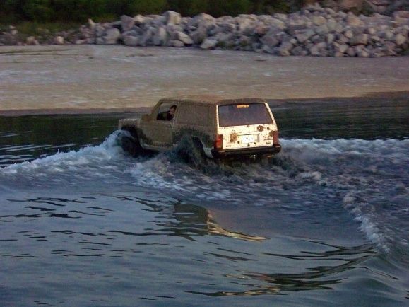 4th gear 4 low and 10 inches of water in the floor