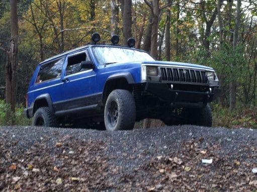 Posing in the woods.