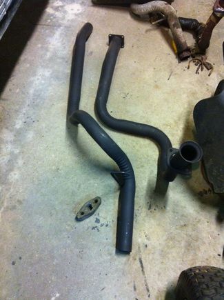 New pipes are ready, tremclad high heat flat black