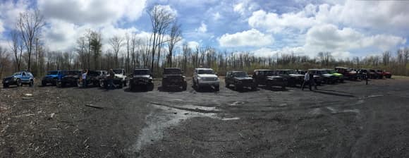 We had over 30 Jeeps come out from the club.