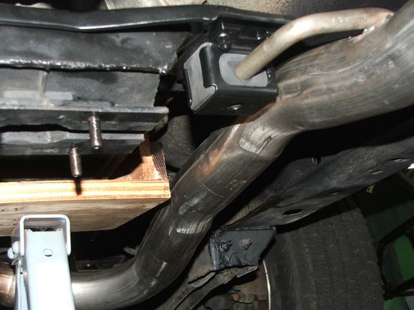 Rebuilt Support Plate Installed
