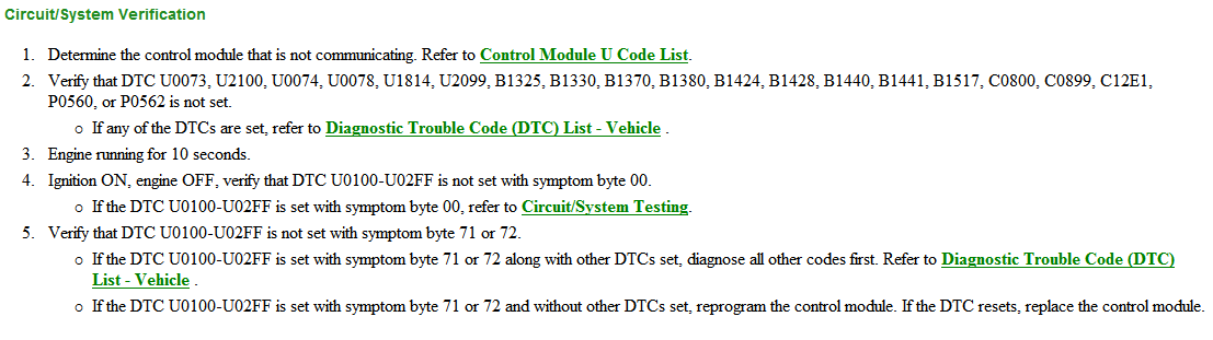U0100 code have to pass this info on - Chevy HHR Network