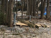 That is where the viewing deck about 30 yards away