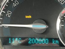 Turned 200,000 k today not quite 125,000 miles