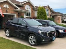 2018 GMC Terrain SLE Pro series, 1.5 turbocharged with a 9 speed automatic.