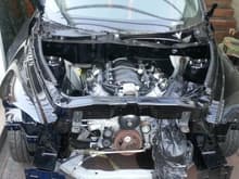 HHR V8 engine install 2