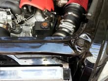 HHR V8 engine and radiator