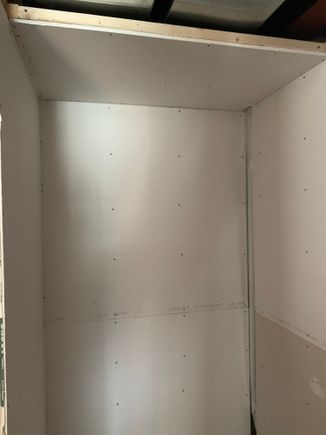 To use the space under the HVAC ducts . A shoe closet or off season coats 
