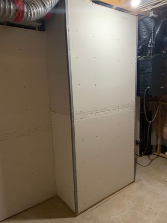 This is the wall from the vanity 