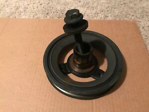 The balancer is upside down in this photo, but you can see the washer 