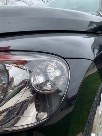 They look good on a carbon flash metallic HHR too! 

Look up 2007 HHR headlights with RPO code B2E they are supplied by Depo several places have them 1AAuto, RockAuto and Partify for example 