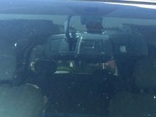 view from front of vehicle looking into van.