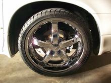 20" Wheels with 245/35/20 tires