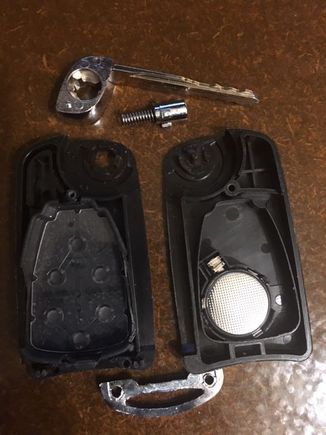 Switchblade disassembled