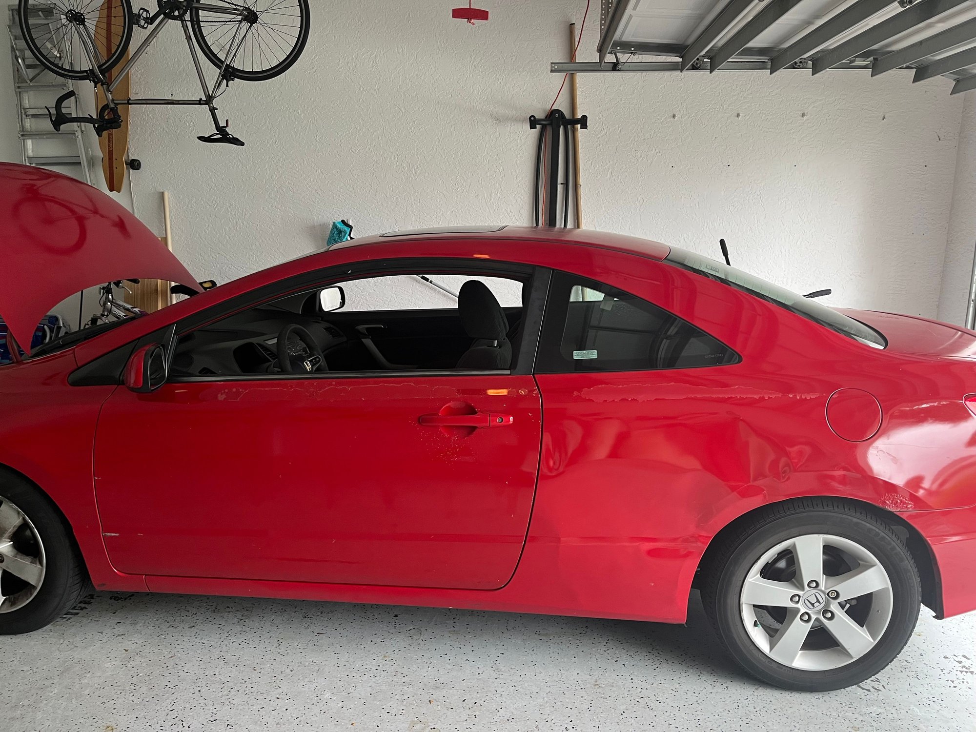 2006 Honda Civic - 2006 Honda Civic EX Coupe - Used - VIN 2HGFG128X6H584380 - 195,000 Miles - 4 cyl - 2WD - Automatic - Coupe - Red - Cape Coral, FL 33909, United States