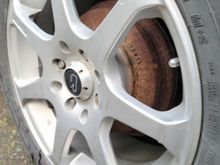 The drums are not permanent, those are definetely going. Disc brake conversion is imminent.