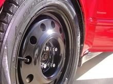 i wet &amp; blacked every thing that was rubber, belts to trim.
