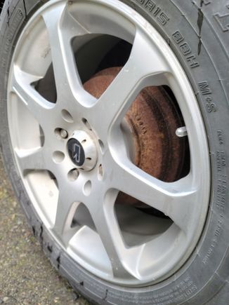 The drums are not permanent, those are definetely going. Disc brake conversion is imminent.