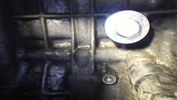 Coolant from the engine wall