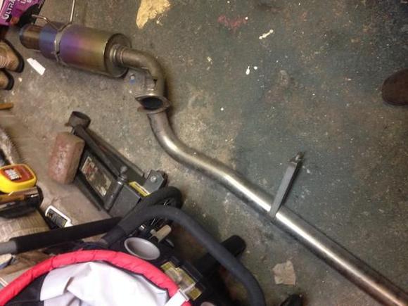 Agency Power 3" titanium exhaust