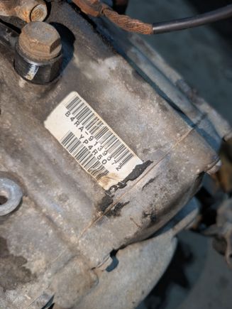 Part number for the transmission I got out of an ek