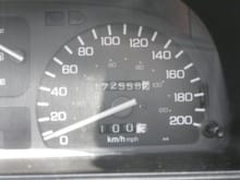 1990 Honda Civic Odometer