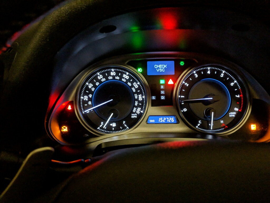 Check vsc lexus is250