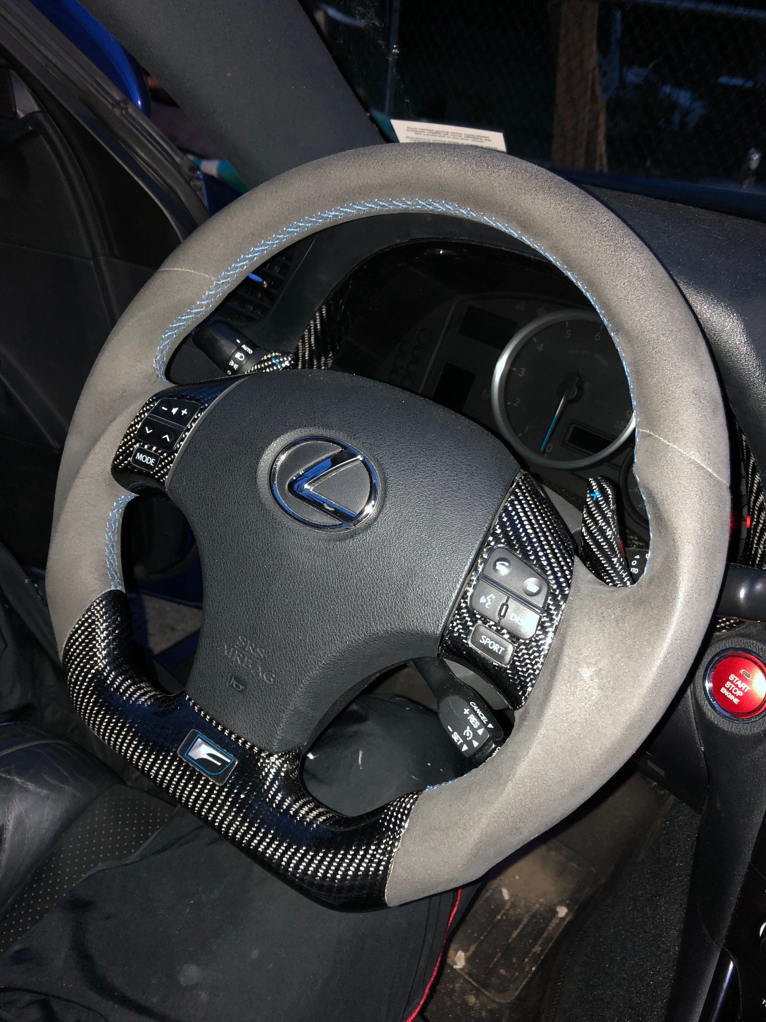 Carbon fiber and alcantara steering wheel ClubLexus Lexus Forum Discussion