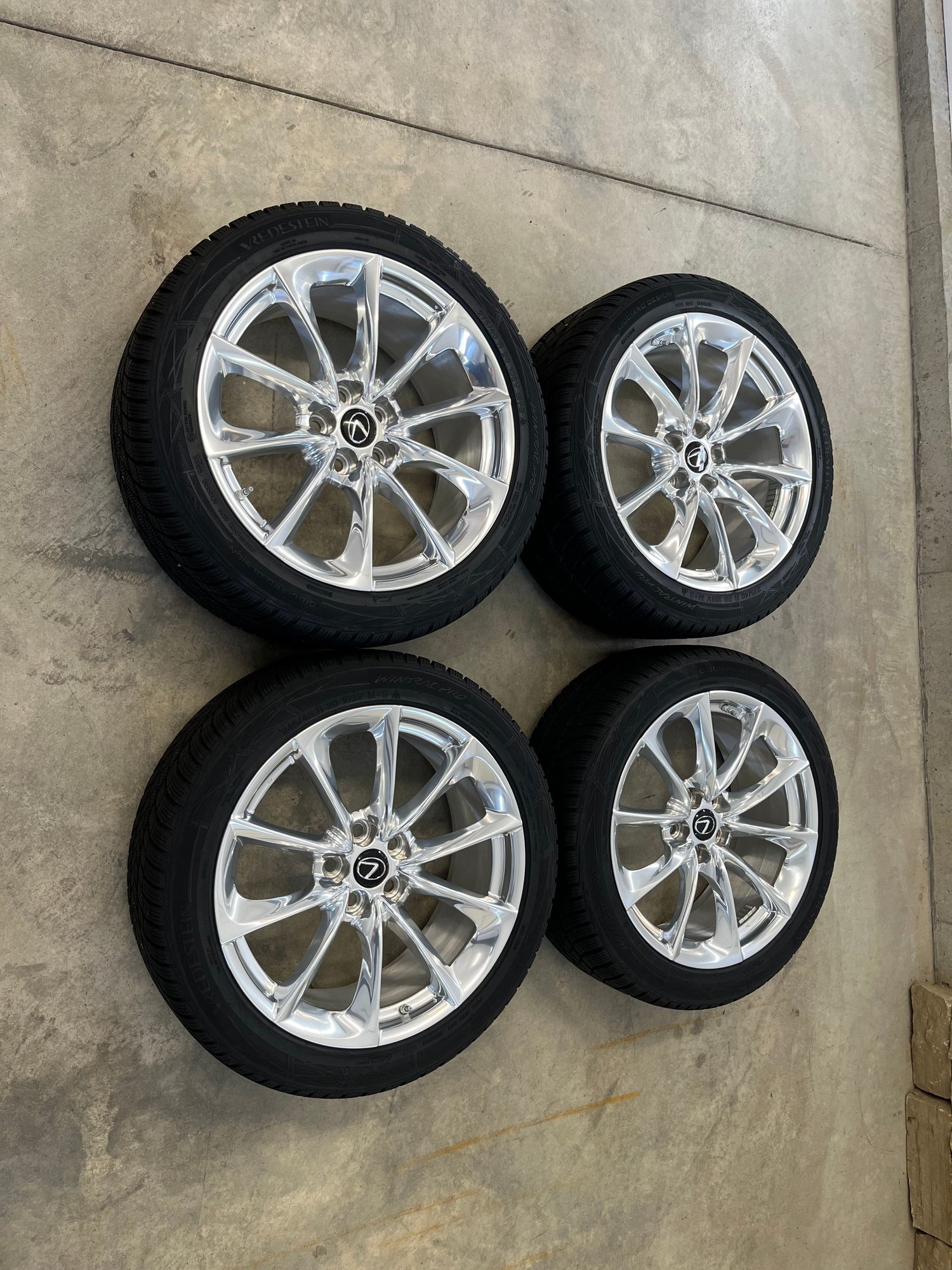 Wheels and Tires/Axles - Used LC 500 Winter Wheel/Tire/TPMS Set For Sale - Used - All Years  All Models - Platte City, MO 64079, United States
