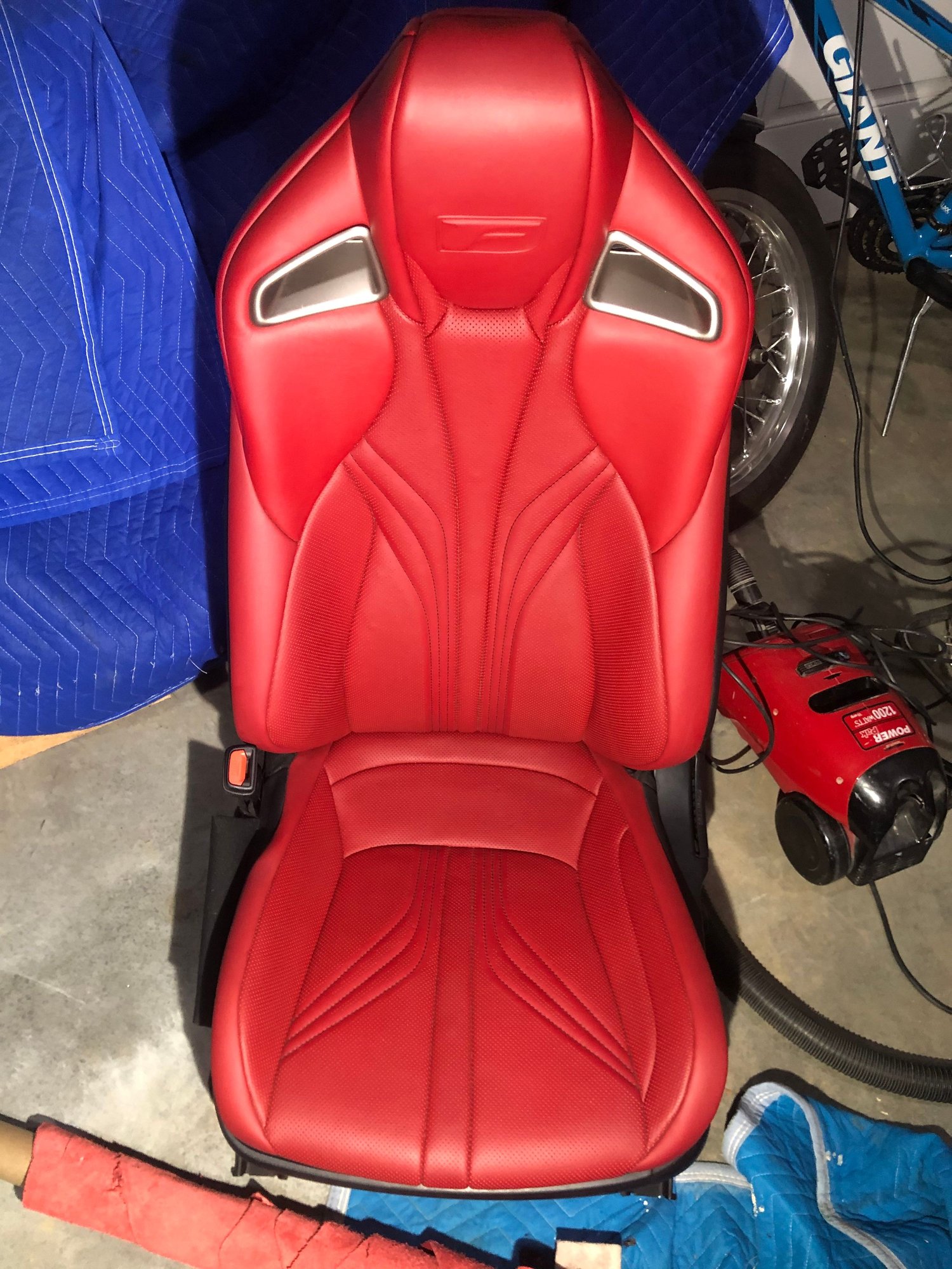 Like New RED GSF SEATS for YOUR 0814 ISF 3400 miles ClubLexus