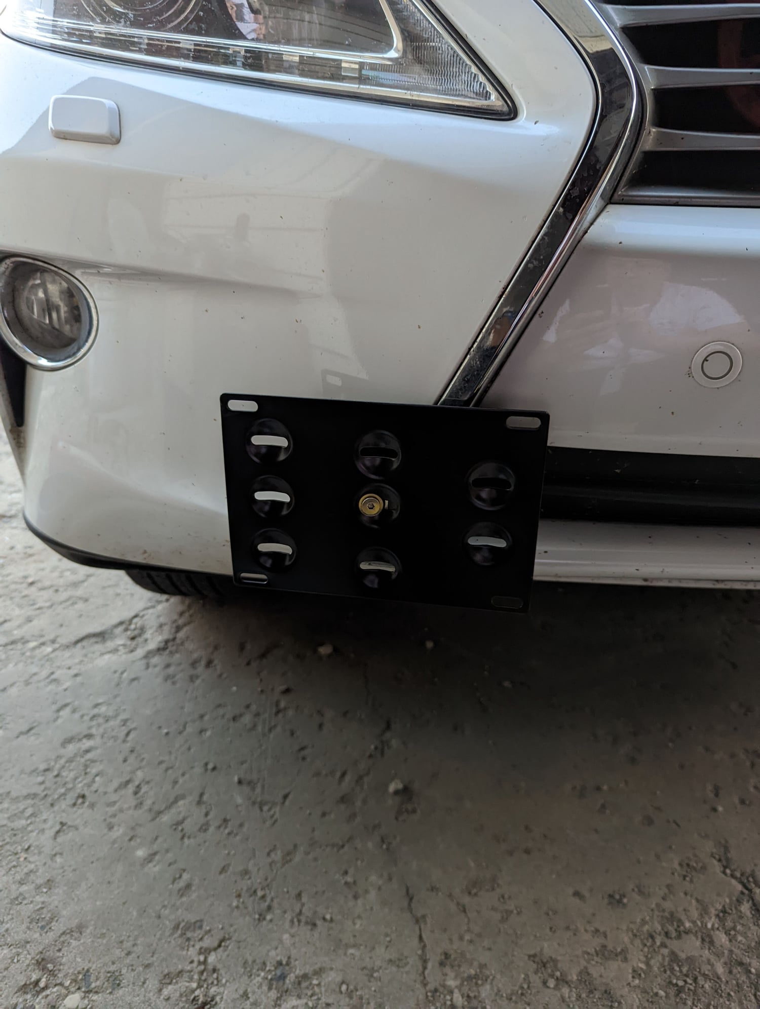 Tow Hook License Plate Adapter? - ClubLexus - Lexus Forum Discussion