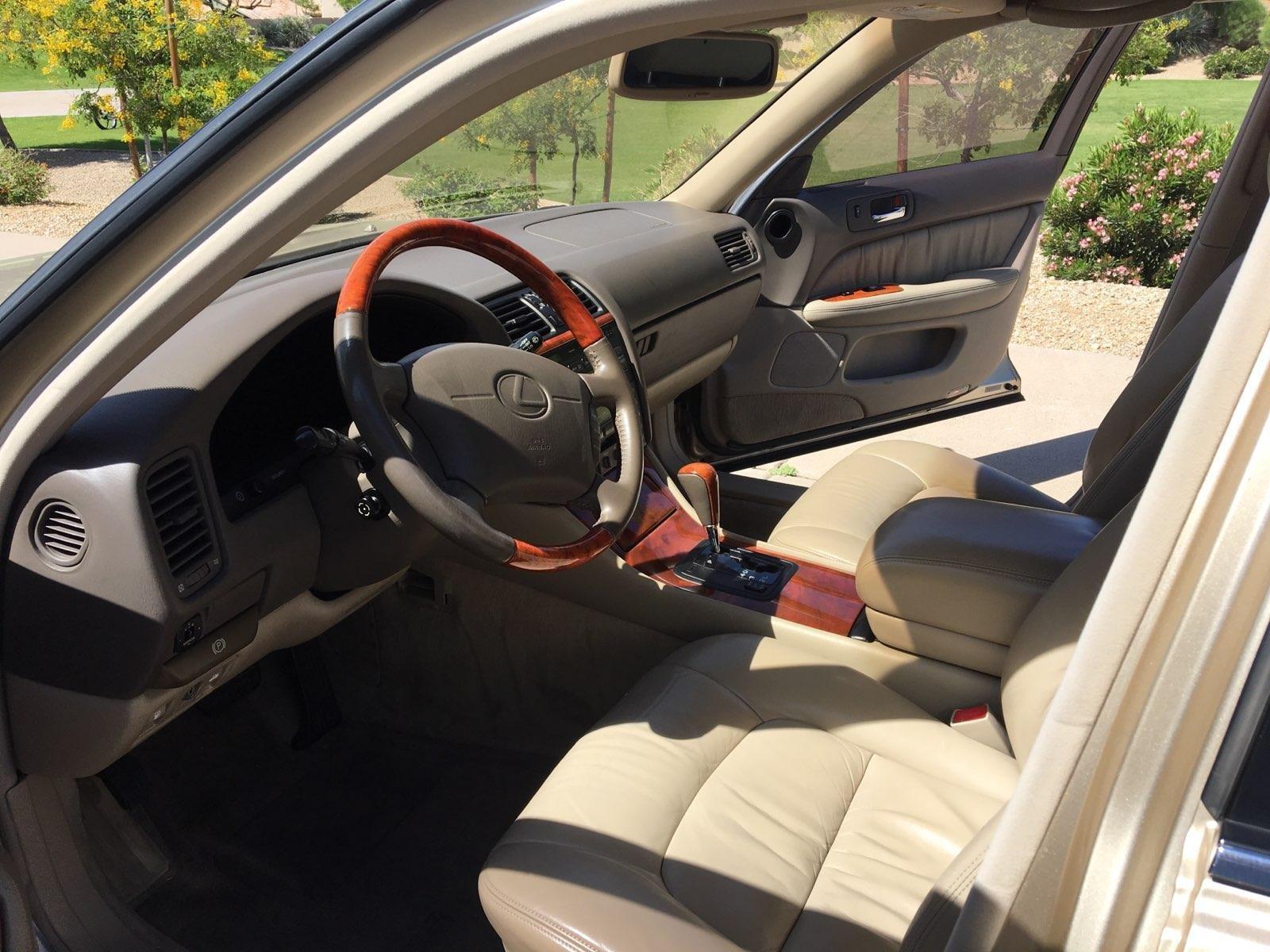 1999 Lexus LS400 - 1999 Lexus LS 400 - Original Owner - AZ Car - 185k miles - Excellent maint./shape - Used - VIN JT8BH28F9Y0177825 - 185,000 Miles - 8 cyl - 2WD - Automatic - Sedan - Gold - Scottsdale, AZ 85258, United States