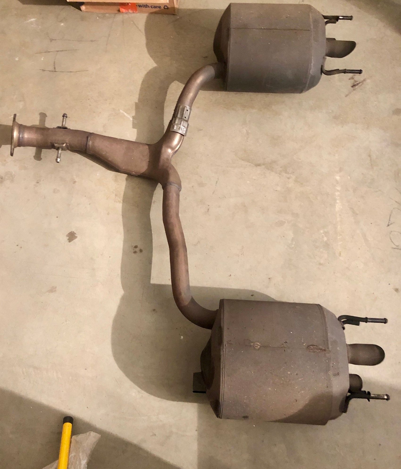 20082014 Lexus ISF rear section (axleback) OEM exhaust ClubLexus