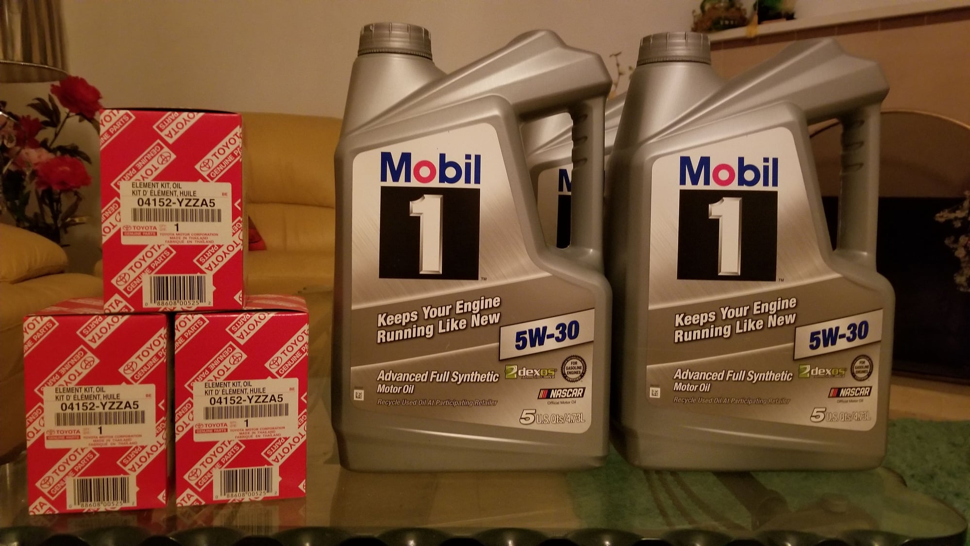 Miscellaneous - 2 Sealed 5 Qts Mobil 1 Fully Synthetic Oil + 3 OEM Oil Filters - New - San Gabriel, CA 91776, United States