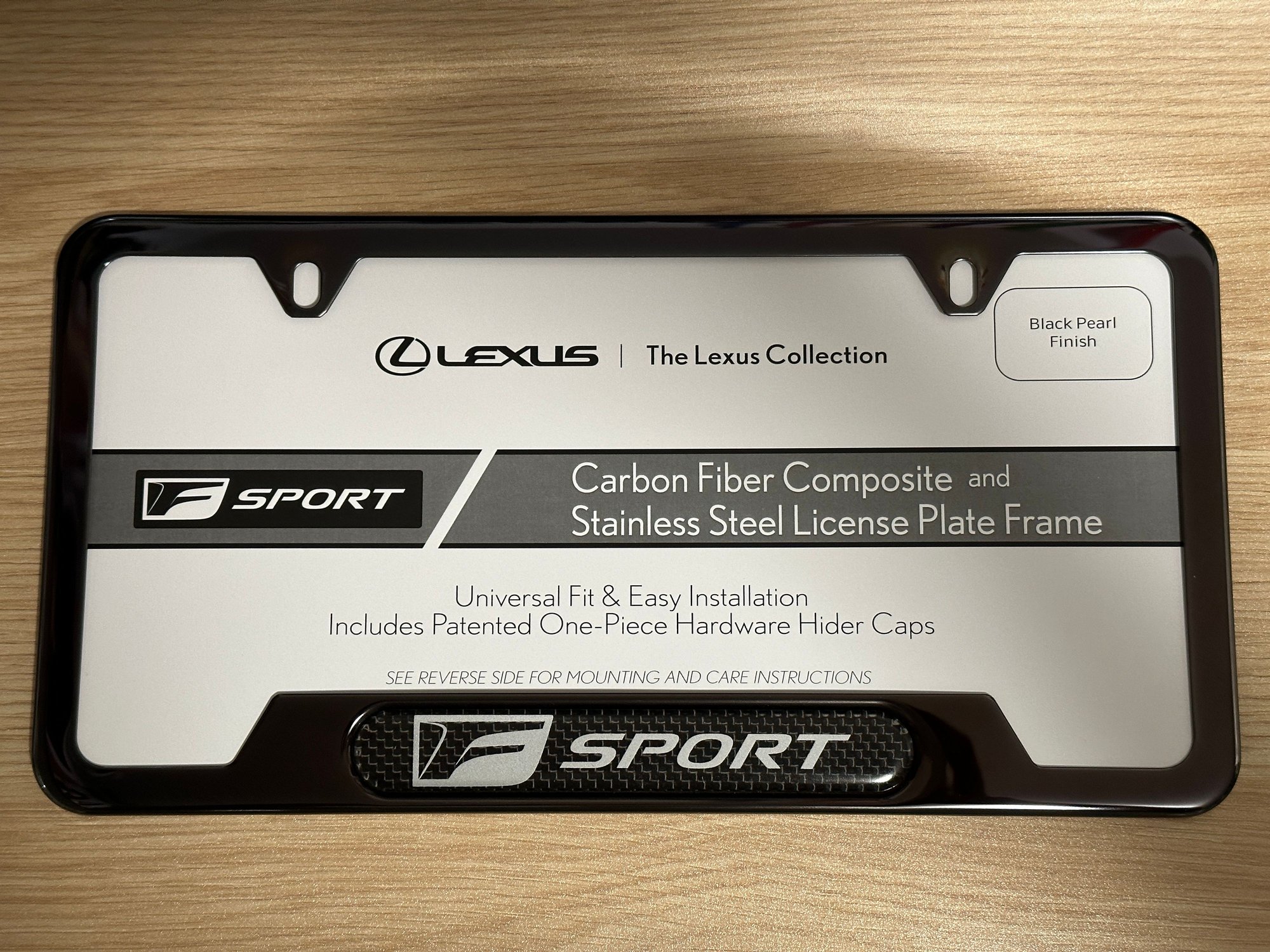 Lexus F Sport License Plate Frame
