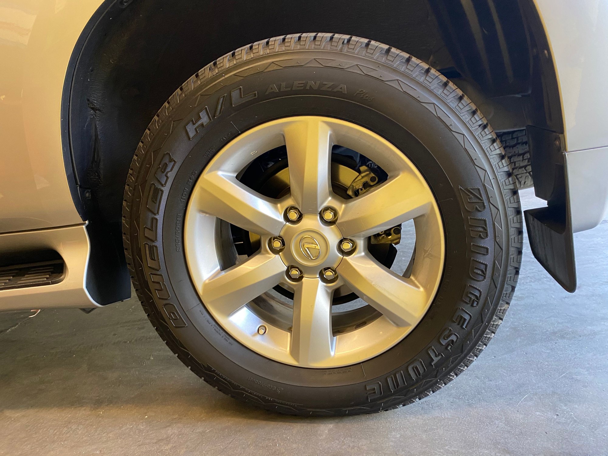 Wheels and Tires/Axles - 265/60R18 Bridgestone Dueler H/L Alenza Plus - Used - El Dorado Hills, CA 95762, United States