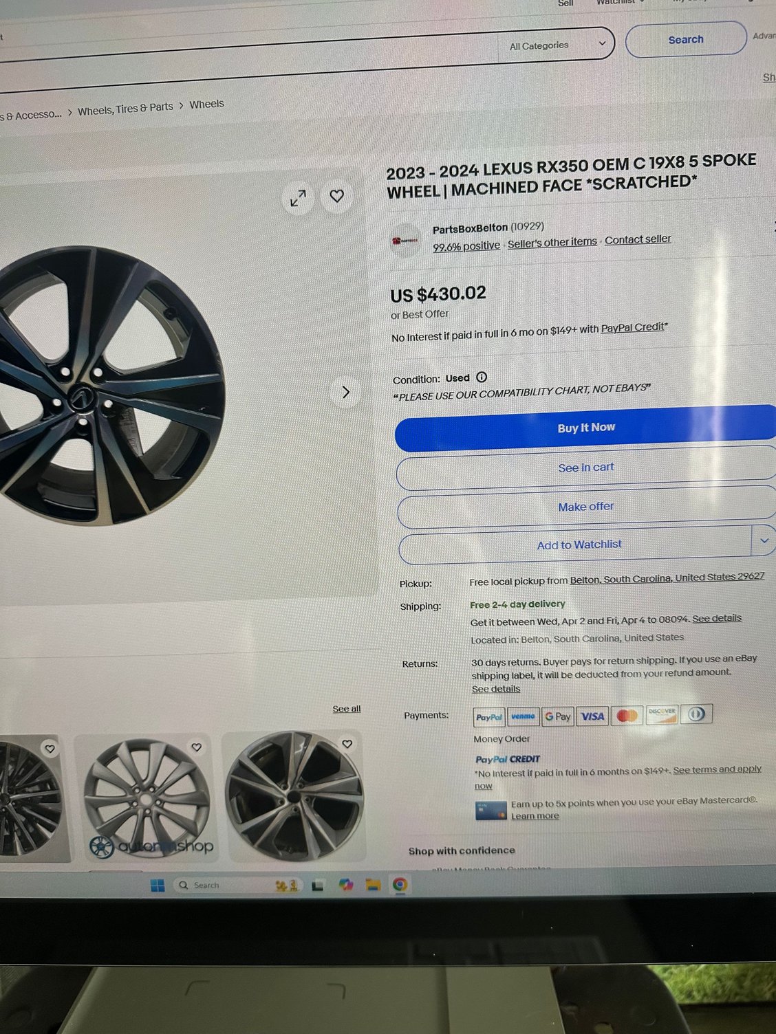 Would this wheel fit on my 2025 rx?