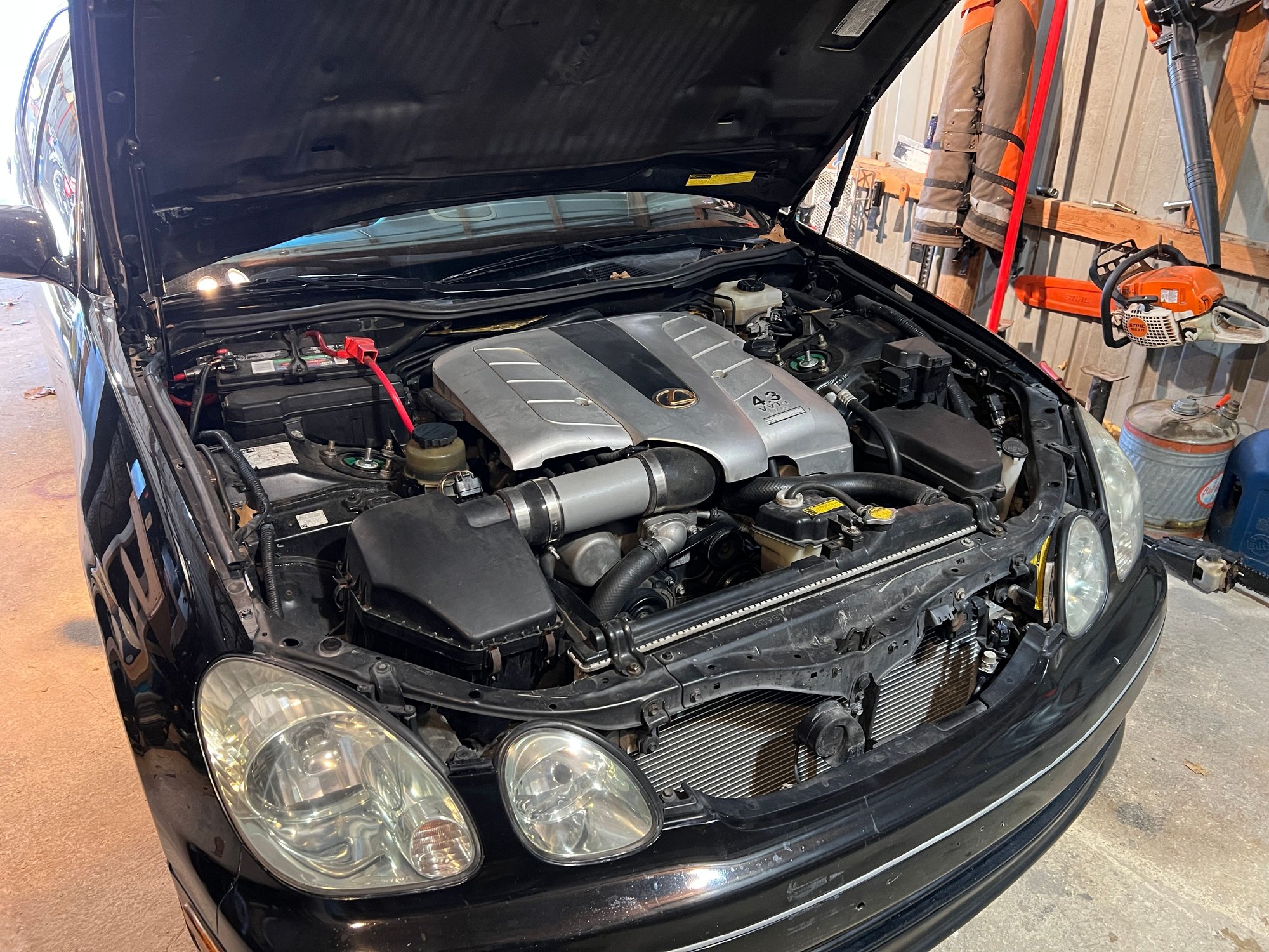 2002 Lexus GS430 - Refreshed GS430 - Used - VIN JT8BL69S920010342 - 214,900 Miles - 8 cyl - 2WD - Automatic - Sedan - Black - Springfield, MO 65803, United States